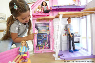 Barbie - La Maison À Malibu - Maison Poupée Mannequin - 3 Ans Et + - Imagen 2 de 5