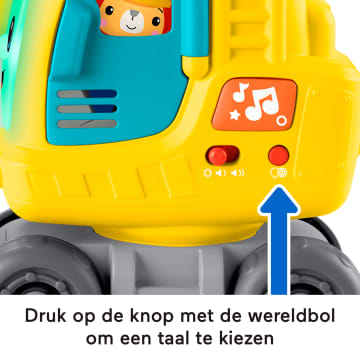 Fisher-Price Tel- En Stapelkraan Met Blokken, Licht En Geluid, Versie Met Meerdere Talen - Image 3 of 6