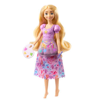 Disney Prensesi 2'si 1 Arada Hikayeler Rapunzel Bebek, Takılıp Çıkarılabilen 2 Büstiyer, 2 Etek Ve 9 Aksesuar - Imagen 4 de 6