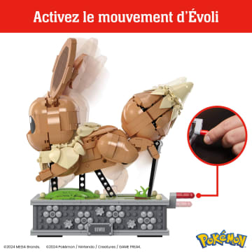 MEGA-Pokémon-Évoli En Mouvement-Coffret De Construction 1 381 Pièces - Image 4 of 6