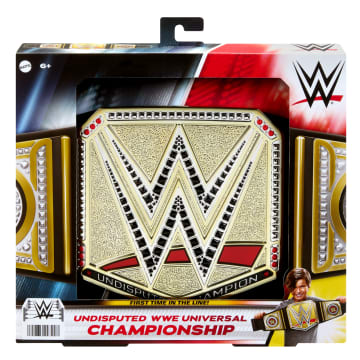 WWE Championship Title, Undisputed WWE Universal Role-Play & Costume, Leather-Like Belt - Image 5 of 6