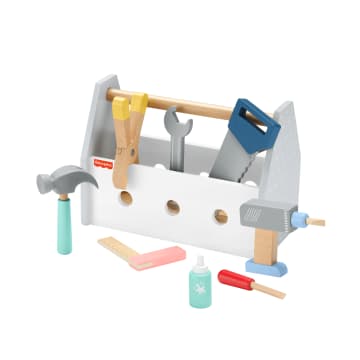 Fisher-Price Holz-Werkzeugkasten - Image 4 of 6