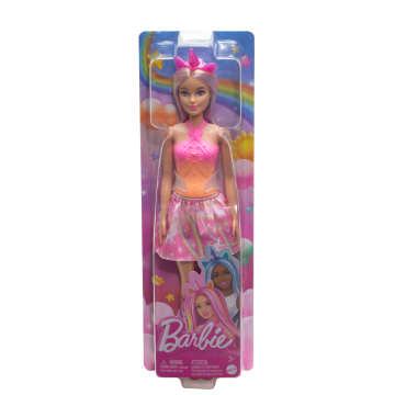 Barbie Unicornio Muñecas Con Melena De Fantasía, Vestidos En Tonos Degradados Y Accesorios Inspirados En Los Unicornios - Imagen 6 de 6