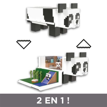 Minecraft - La Maison Du Panda - Coffret Mini Têtes Modulables - Imagen 3 de 8