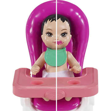 Barbie® Bebek Bakıcısı Bebeği ve Aksesuarları Oyun Setleri, Parti Temalı (Uzun Saçlı Bebek) - Image 3 of 6