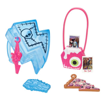 Monster High Κούκλα, Φράνκι Με Ζωάκι, Μπλε Και Μαύρα Μαλλιά Με Ανταύγιες - Image 5 of 6