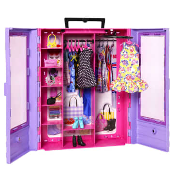 Barbie Fashionista Armario portátil con muñeca - Image 2 of 6