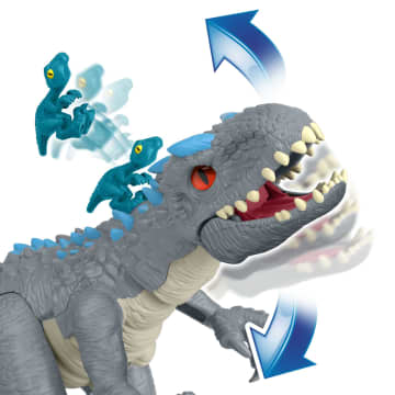 Imaginext  Jurassic World Camp Cretaceous Mega Mouth T.Rex Vs. Thrashing Indominus Rex - Image 5 of 6