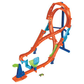 Hot Wheels - Cascade Grand Huit - Coffret 2 Pistes Et 1 Voiture - Petite Voiture - 3 Ans Et + - Image 1 of 8