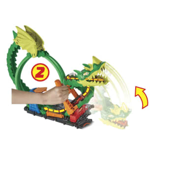 Hot Wheels City Dragon Drive Firefight, Firestation Playset - Image 4 of 7