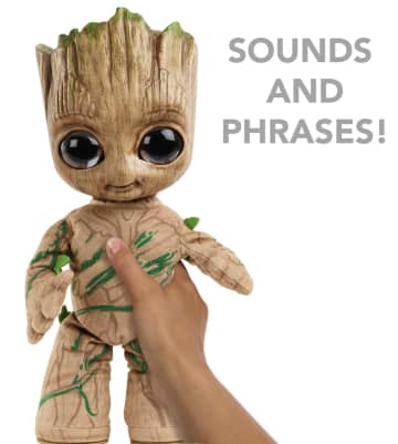 Marvel I Am Groot Groovin' Groot Feature Plush - Image 3 of 6