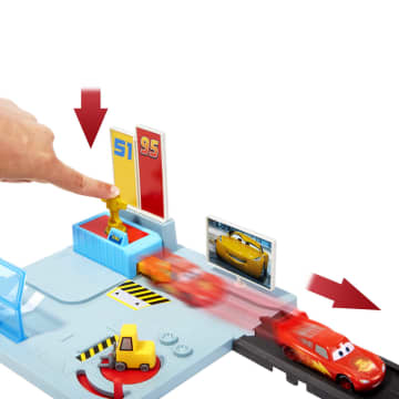 Disney and Pixar Cars On The Road Dinoco Rusteze Racing Center - Image 3 of 6