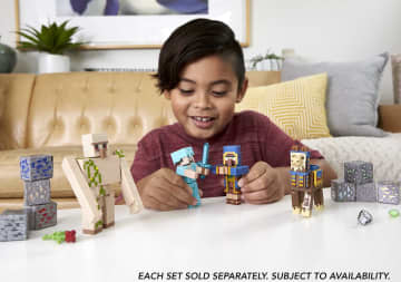 Minecraft – Assortiment Coffret 2 Figurines– Créer-Un-Bloc - Imagen 2 de 5