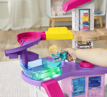 Little People Barbie DreamHouse Bundle Playset with 4 Vehicles 7 Figures for Toddlers HPL25 MATTEL