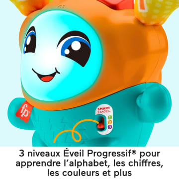 Fisher-Price-Dj Le Robot Danseur À Rebond-Jouet D’Éveil En Français - Imagen 4 de 6