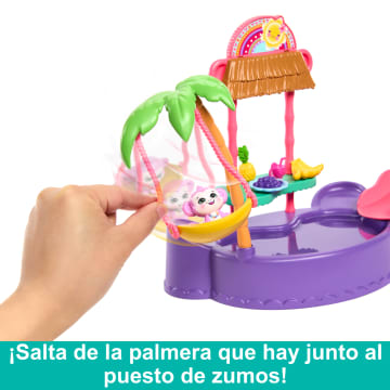 ENCHANTIMALS SUNSHINE BEACH Conjunto Monito chapoteo en la piscina Mattel