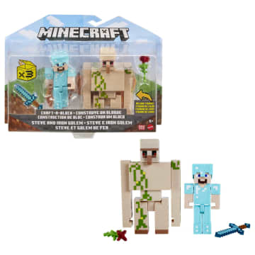 Minecraft – Assortiment Coffret 2 Figurines– Créer-Un-Bloc - Imagen 5 de 5
