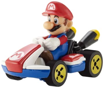 Hot Wheels Mario Kart Mario, Standard Kart Vehicle - Image 3 of 6
