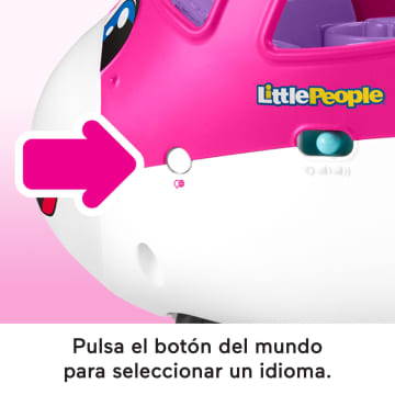 Avión De Juguete Avión De Ensueño De Barbie De Little People Con Luces, Música Y 3 Figuras, Juguetes Para Niños Y Niñas En Edad Preescolar, Versión Multilingüe - Image 3 of 7