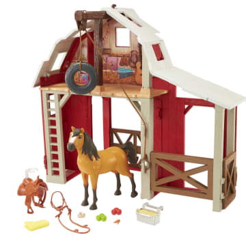 Spirit Untamed SWING & SADDLE BARN Playset - Image 1 of 6