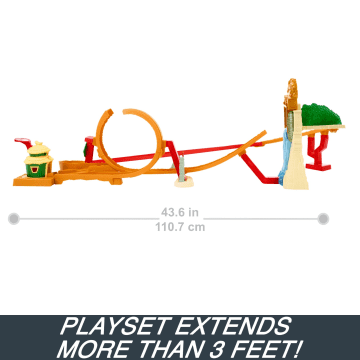 HOT WHEELS Super Mario Bros. Movie Jungle Kingdom Raceway - Image 3 of 7