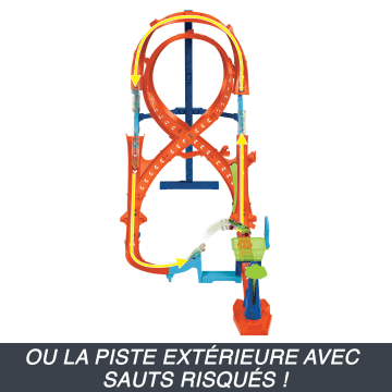 Hot Wheels - Cascade Grand Huit - Coffret 2 Pistes Et 1 Voiture - Petite Voiture - 3 Ans Et + - Image 5 of 8