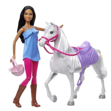Barbie Cavallo e Bambola Nuovo HCJ53 MATTEL