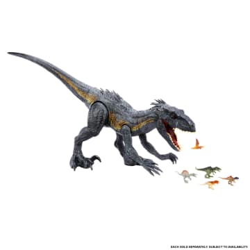 Jurassic World Figura de Indorraptor Supercolosal de El reino caido juguete de dinosaurio HKY14 MATTEL