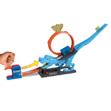 Hot Wheels City Tiranosaurio Devorador Conjunto De Juego - Imagen 3 de 5