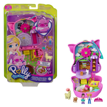 Polly Pocket On The Farm Piggy Compact