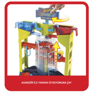 Hot Wheels® Oto Yıkamada Renk Değiştirme Oyun Seti - Image 4 of 6