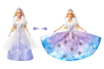Кукла Barbie Снежная принцесса (с раскрывающимся платьем) - Image 4 of 6