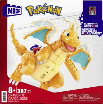 Mega Pokémon - Coffret De Construction Dracolosse - Jouet De Construction - 8 Ans Et + - Image 6 of 8
