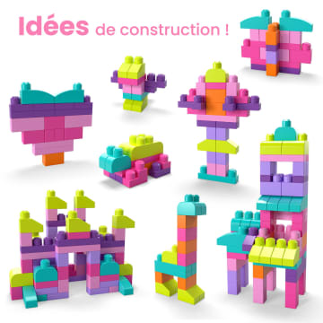 Mega Bloks – Sac Rose 80 Briques - Image 4 of 7
