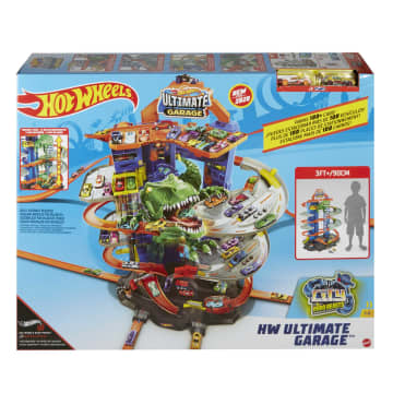 Набор игровой Hot Wheels Сити Невообразимый гараж с тиранозавром - Image 6 of 7