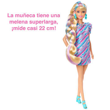 Barbie Totally Hair Pelo extralargo Estrella - Imagen 4 de 6