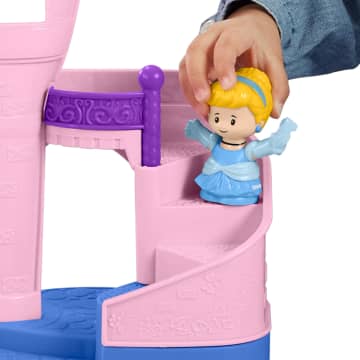 Disney Prinses, Speelset Voor Peuters Van Little People, Magisch Kasteel Met Licht En Dans, Met 2 Figuren - Image 4 of 6