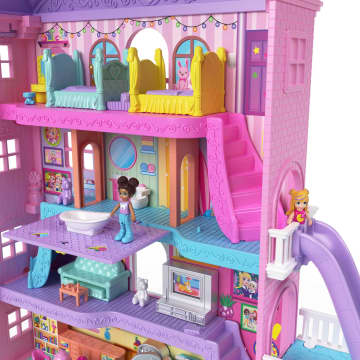 Polly Pocket Pajama Party Sleepover Adventure House - Image 8 of 9