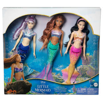 Disney La Petite Sirène - Coffret 3 Sœurs Sirènes-Poupées - Imagen 6 de 8