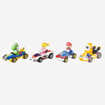 Hot Wheels - Assortiment Coffret 4 Véhicules Mario Kart - Petite Voiture - 3 Ans Et + - Imagen 2 de 10