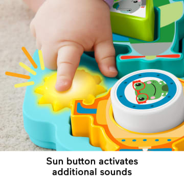 Fisher-Price Shapes & Sounds Vehicle Puzzle Baby Sorting Toy With Music & Lights - Image 4 of 6