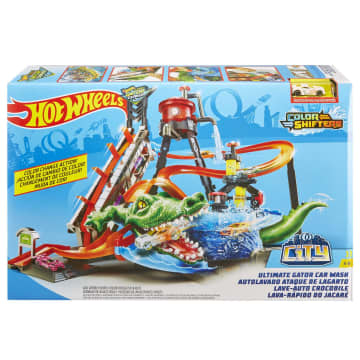 Alligator hot wheels track shop