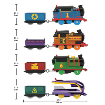 Fisher-Price Thomas & Friends Thomas, Nia, Percy, & Kana - Image 2 of 6