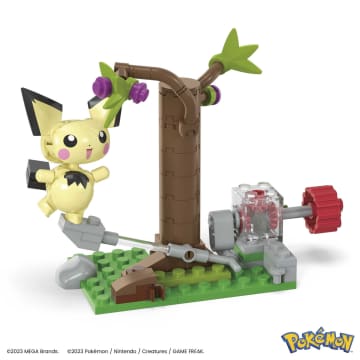 Mega-Pokémon-La Cueillette De Pichu, 1 Figurine (84 Pcs) - Image 5 of 6