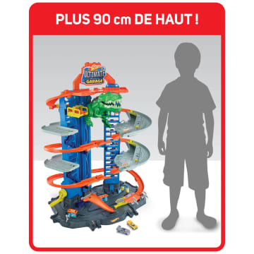 Hot Wheels - Super Dino Robot Garage - Petite Voiture - 5 Ans Et + - Imagen 6 de 6