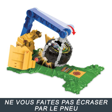 Hot Wheels - Coffret Monster Trucks Arena Smashers Défi Rhinomite - Camion De Destruction - 4 Ans Et + - Image 4 of 6