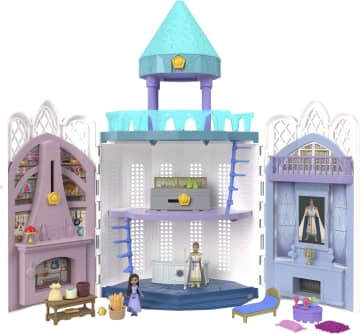 Disney Château De Rosas Coffret Wish Avec 2 Mini-Poupées Articulées, 1 Figurine Star, 20 Accessoires, 1 Dôme Avec Projection Lumineuse - Image 1 of 6