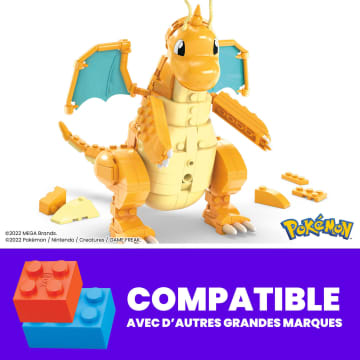 Mega Pokémon - Coffret De Construction Dracolosse - Jouet De Construction - 8 Ans Et + - Image 7 of 8