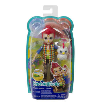 Enchantimals Redward Rooster Doll & Cluck Figure - Image 6 of 6