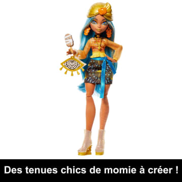Monster High - Casiers Secrets De Cleo De Nile Look Irisé - Poupée - 4 Ans Et + - Imagen 5 de 8